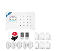 Alarma Hogar Inteligente, De alarma 4G/WIFI KIT inalámbrico de seguridad for el hogar W184 GSM Panel dispositivos inteligentes for Sensor ventana/puerta(KIT 1)