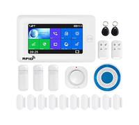 Alarma Hogar Inteligente, El de alarma es compatible con y for ladrones seguridad en el hogar inteligente Compatible Tuya IP Camrea(Set E)