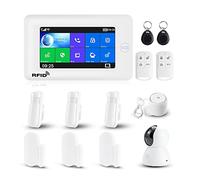 Alarma Hogar Inteligente, El de alarma es compatible con y for ladrones seguridad en el hogar inteligente Compatible Tuya IP Camrea(Set I)