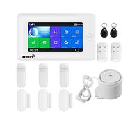 Alarma Hogar Inteligente, El de alarma es compatible con y for ladrones seguridad en el hogar inteligente Compatible Tuya IP Camrea(Set H)