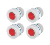 Alarma Hogar Inteligente, Sensor De Movimiento Mini Detector Infrarrojo Cuerpo Humano Alarma Con Detección Temperatura Y Humedad(4PCS)
