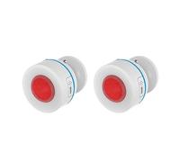 Alarma Hogar Inteligente, Sensor De Movimiento Mini Detector Infrarrojo Cuerpo Humano Alarma Con Detección Temperatura Y Humedad(2PCS)