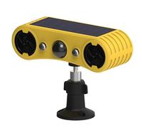 Alarma impermeable para exteriores, sensor de movimiento solar, ideal para la seguridad del hogar, trece alertas de sonido, luces LED rojas y azules duales, detección 24/7, instalación inalámbrica