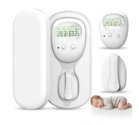 Alarma inalámbrica de enuresis, alarma de mear con receptor y transmisor de clip, alarmas de enuresis para niños y niñas, recargable por USB, sensor de ropa de cama para niños, para superar la