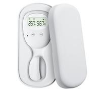 Alarma inalámbrica de enuresis en la cama, alarma inalámbrica con receptor y transmisor de clip, indicador de temperatura y humedad, recargable por USB, para niños y personas mayores