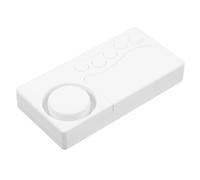 Alarma Inalámbrica Sensor Magnético 108 Decibelios para Puertas | Plástico Blanco, sin Cableado, Portátil, para Ventana Corredera y Hogar, Uso en Vivienda de Alquiler