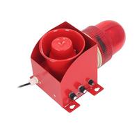 Alarma Industrial, Cuentas LED a Prueba de Golpes, Alarma de Sirena Industrial, bajo Consumo de Energía, Tono de Sonido Ajustable para Campos de (Enchufe Europeo 220V)