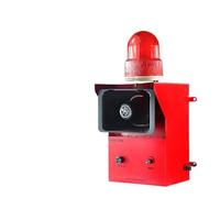 Alarma industrial LED audible y visual, alarma for grúas portuarias exteriores, 100 W, 220/380 V, volumen ajustable para fábrica(380v)