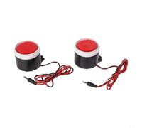 Alarma interior de 12 V CC 120 dB para seguridad del hogar, zumbador electrónico piezoeléctrico con cable
