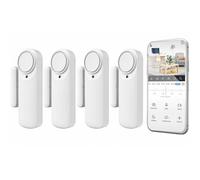 Alarma Nivian Wifi Inalámbrica Sensor Magnético Interior Sirena 100 dB Pack 4