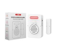 Alarma para Puerta De Frigorífico | Sensor De Puerta Entreabierta con Avisos De Voz Personalizables - Sensor De Ventana, Alerta Vocal, Recordatorio De Cierre para Hogar, Garaje Y Sótano