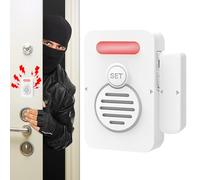 Alarma para Puerta Entreabierta - Sensor De Puerta Entreabierta con Avisos De Voz Personalizables,Recordatorio De Cierre Y Alerta Vocal para Tiendas, Negocios, Escuelas, Talleres, Garajes Y Sótanos
