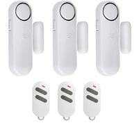 Alarma para Puertas y Ventanas de 120 dB con 3 Modos inalámbricos magnéticos, Alarma antirrobo, Sistema de sensores de Seguridad doméstica, para protección de niños, casa, frigorífico, Tienda