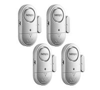 Alarma para Ventana de Puerta, 4 Unidades, Nueva versión con Dos Niveles de Volumen NOOPEL imán disparado con Sensor de Entrada de Intrusos, Alerta para Seguridad del hogar con baterías Incluidas