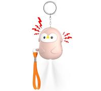 Alarma Personal 130 dB para Mujeres, Alarma de Emergencia para Defensa Personal, Llavero Antiviolación y Sirena con Luz LED para Hombres Ancianos Niños