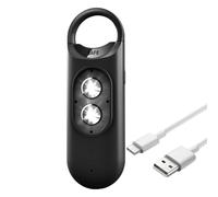 Alarma personal: de autodefensa de 3.8 x 1.2 pulgadas, luz estroboscópica de alarma, llavero de protección personal, sonido de 130 dB con luz estroboscópica, seguridad personal, estudiantes