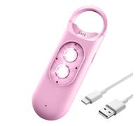 Alarma personal para autodefensa, de seguridad, alarma de sonido de 130 dB con luz estroboscópica, para estudiantes, ancianas, hermanas, universidades, viajes nocturnos al aire libre