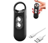 Alarma Personal para Defensa Personal: Alarma De Seguridad Personnal, Seguridad Portátil | Alarrma Sonido De 130dB con Luz Estroboscópica para Estudiantes Mayores, Esposa, Niñas, Niños, Her