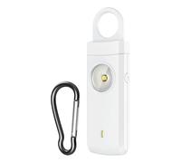 Alarma personal para mujer, sirena de 130 dB, luz LED recargable tipo C, autodefensa, caminar, hotel, viajes, camping, estudiantes, salud, hombres, correr, noche, puerta