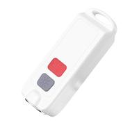 Alarma personal portátil, dispositivo de llavero, alarma de 2.72 x 1.02 pulgadas con material ABS, dispositivo de protección recargable con función de luz LED, seguridad para mujeres, caminar