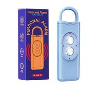 Alarma personal recargable con 2 luces LED y alertas de 130 dB para actividades al aire libre, emergencias, protección, llavero de alarma de defensa personal