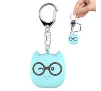 Alarma personal segura | con luz, llavero portátil y lindo, dispositivo de protección individual llavero, ideal para hombres, mujeres, viajes, camping, correr,