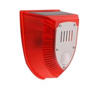 Alarma sensor de movimiento solar exterior - Dispositivo disuasorio automático para la vida silvestre, energía recargable, unidad de seguridad de detección gran angular | Protección de