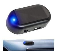 Alarma Simulada Coche Solar - Luz Seguridad LED Parpadeante Falsa | System Antirrobo Falso | Sensor Luz Encendido/Apagado Automático, Sin Pilas, Fácil Instalación para SUV, Autocaravana, Camión