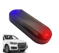 Alarma Simulada para Coche con Energía Solar, Falsa Alarma LED Intermitente para Coche con Energía Solar, Alarma de Coche de Larga Duración con Batería, Antirrobo Duradero de(y Azul)
