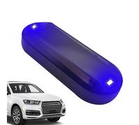 Alarma Simulada para Coche con Energía Solar, Falsa Alarma LED Intermitente para Coche con Energía Solar, Alarma de Coche de Larga Duración con Batería, Antirrobo Duradero de(luz Azul)
