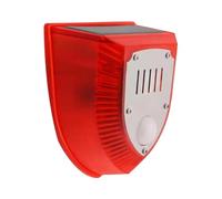 Alarma solar, detector de movimiento, luz estroboscópica, alerta de sonido, sensor de largo alcance, fácil de instalar, carcasa impermeable, para entrada, granja, patio, uso doméstico, 3.15 x 3.74