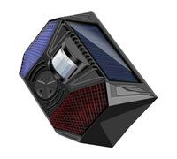 Alarma solar resistente a la intemperie con detección de movimiento y luces LED intermitentes de advertencia para granja, villas, huertos, sensores de movimiento detector de seguridad