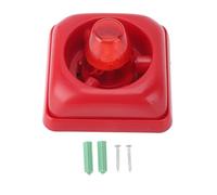 Alarma visual audible LED Bocina de advertencia estroboscópica 3 modos de sonido Luz intermitente Bocina de seguridad contra incendios DC12V 24V para espacios comerciales