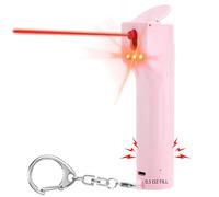 Alarma y Spray Gel 3-In-1 para Mujeres, Marcado Fluorescente UV Invisible y Manchas Rojas, Sirena Extra Fuerte de 140 dB, Luces Estroboscópicas LED Rojas, Botella de Spray Reemplazable