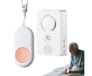 Alarmas de cama para personas mayores, alerta inteligente inalámbrica, impermeable, monitoreo de cama para personas mayores, alarma de cama para niños y adultos, enuresis en interiores, cuidadores y
