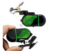 Alarmas de mordida de pesca, campanas de pesca electrónicas de 6,56 cm, alarma de detección de mordedura de PP, alerta de sonido de luz inteligente sensible para pesca nocturna de agua dulce y salada