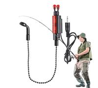 Alarmas de para cañas de pescar, campanas de alarma de caña, campanas de alarma sensibles al agua, mordida práctica con sonido para principiantes, hombres, agua dulce