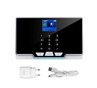 Alarmas para Casa, G60 Tuya Wifi Security Alarm System Camera Pir Detector de humo del sensor de la puerta de movimiento Kit de alarma inalámbrica(G20-black)