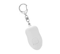 Alarmas personales para mujer, alarma personal de defensa de 130 dB, dispositivo fuerte con luz estroboscópica LED, construcción ABS recargable, accesorio de seguridad compacto para correr, vivir en