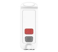 Alarmas personales para mujer, llavero de seguridad, dispositivo de protección recargable de 130 db, luz LED integrada, perfecto para caminar por la noche, correr, viajar, seguridad al aire libre, 6,9