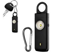 Alarmas Personales Para Mujeres,Fuerte De 130dB Para Equipo De Autodefensa Con Luz LED - Llavero De Alarma Personal,Para Niños Niñas Hombres Universidad Salud Exterior Correr Acampar Viajar Hotel Noch