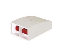 Alarmtech DEM-678 HB 105L Pulsador de alarma, con dos botones que permanecen pulsados. 2 salidas de alarma NC/NA. Se puede confi