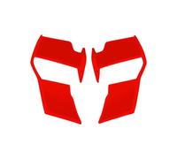 Alas aerodinámicas Alerón Lateral De Fibra Carbono O Plástico ABS para S1000R M1000R 2021-2023, Aerodinámico Fijo para Motocicleta Winglets(Red Plastic)