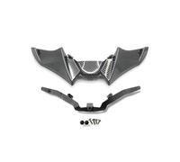 Alas aerodinámicas para MT-09 FZ-09 para MT09 FZ09 SP 21-23 Rueda Delantera De Motocicleta para Guardabarros Pico Cono De Nariz Cubierta Alerón Winglets(Carbon Fiber Look)