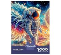 Alas astronautas Conjunto Phoenix Luna Cielo Rompecabezas Cartón Premium 1000 Piezas, Desafío Educativo Adultos/Adolescentes, Alivio Estrés, Regalo Familia/Parejas 38x26cm/1000pcs