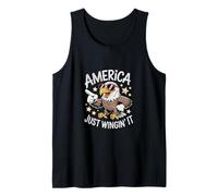 Alas de águila de American Awesome Patriotic Gift Camiseta sin Mangas