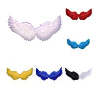 Alas de Ángel Blancas Grandes para Niños y Adultos Accesorio de Disfraz de Ángelito y Ángel para Fiestas Temáticas y Eventos de Disfraces