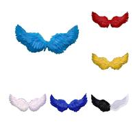 Alas de Ángel Blancas Grandes para Niños y Adultos Accesorio de Disfraz de Ángelito y Ángel para Fiestas Temáticas y Eventos de Disfraces