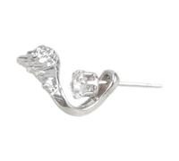 Alas de ángel inspiradas en las uñas del hueso de la oreja con tachuelas de cartílago de diamantes de imitación Pendiente Petite Joyería para mujeres Accesorios de moda Ligero y cómodo Uña del hueso