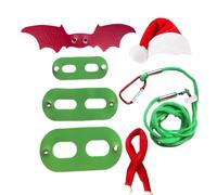 Alas de arnés de Lagarto | Disfraces de Lagarto de Navidad con alas - Lindo arnés de dragón Barbudo, Cuerda de tracción Colorida para Caminar al Aire Libre, hogar